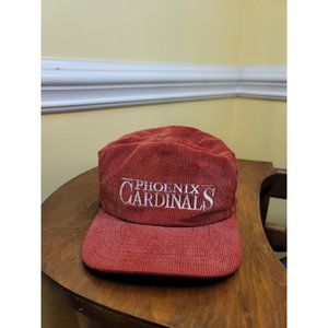 1980's Vintage NFL Phoenix Cardinals Zip Back Corduroy Script Hat/Cap Annco